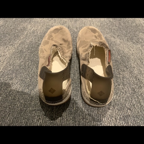 Columbia Men's Vented 1/2 Open Back Casual Shoe Grey/Green US Size 12 (EUC) - Picture 3 of 5